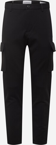 Lindbergh Regular Cargo trousers 'Superflex' in Black: front