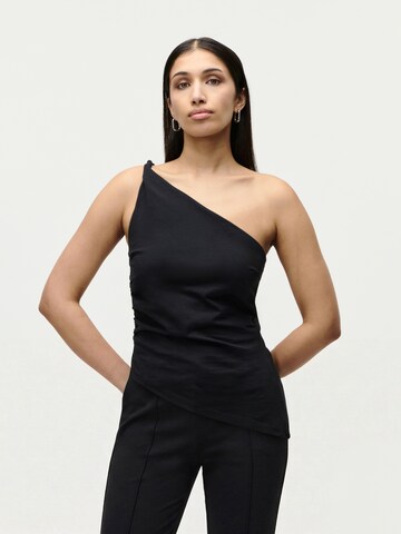 Top 'Darleen' di LeGer by Lena Gercke in nero: frontale