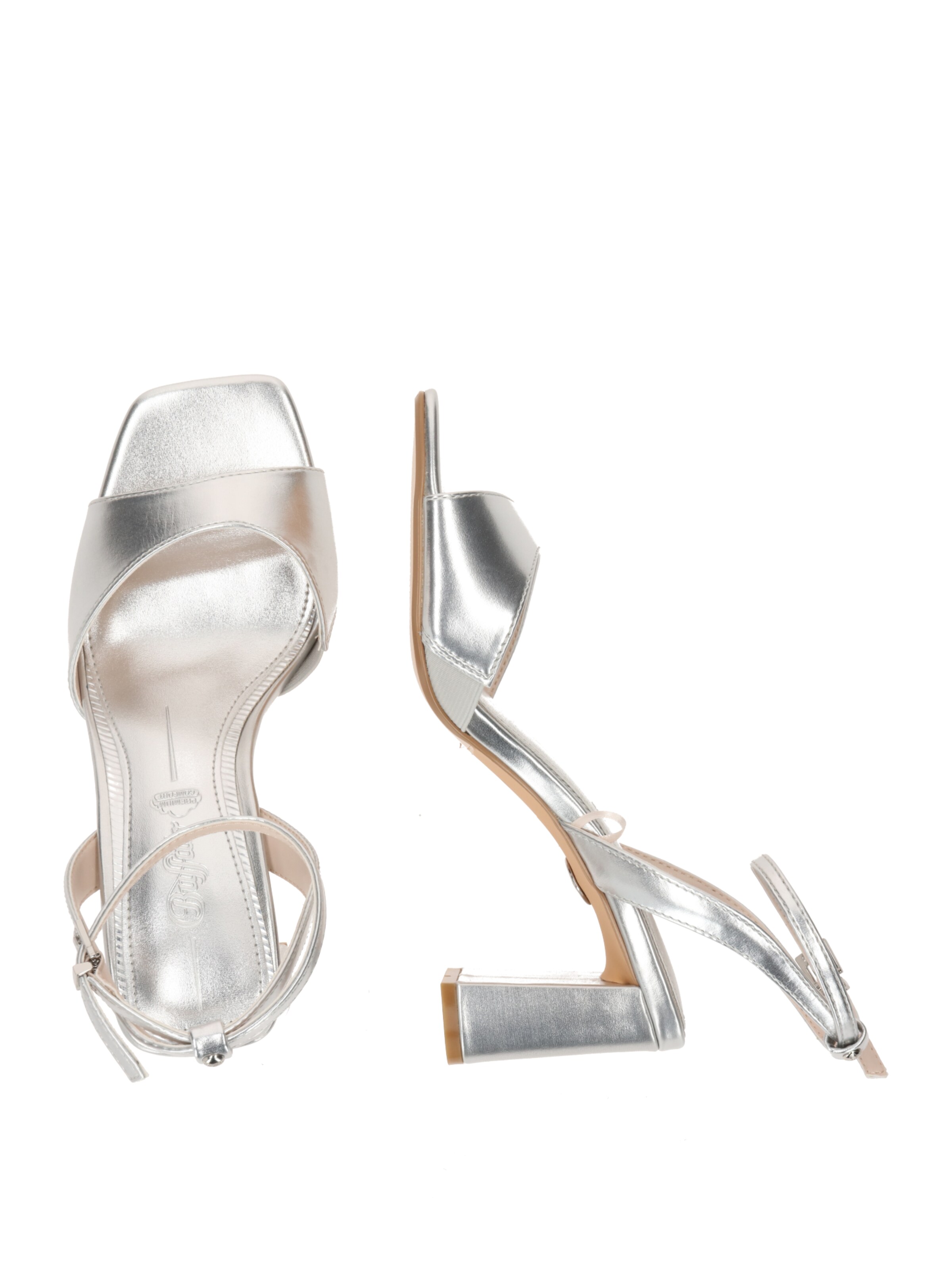 BUFFALO Сандали с каишка 'APRIL NEAT' в сребърно