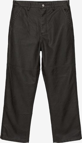 Pull&Bear Loosefit Housut värissä musta: etupuoli