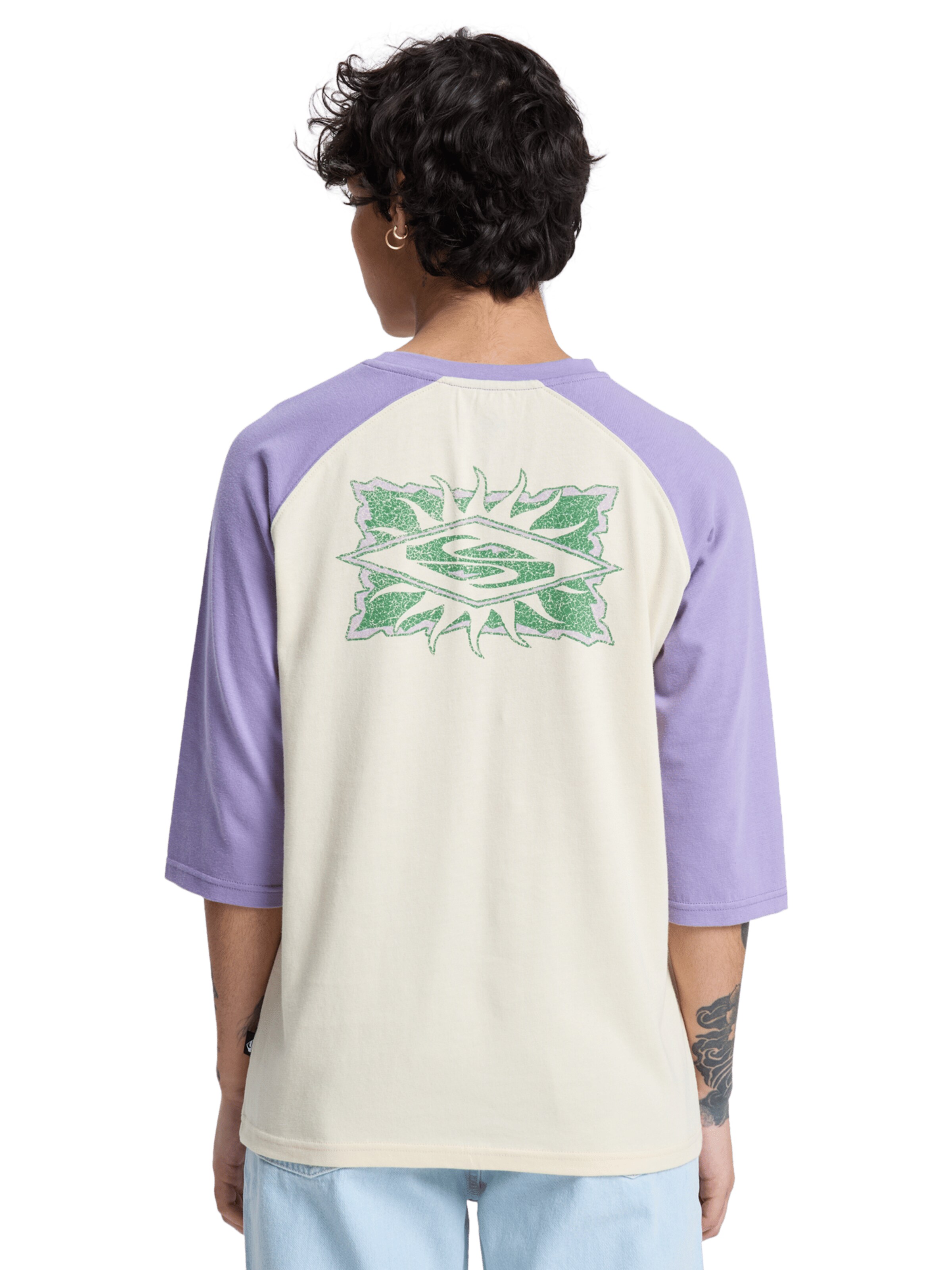 QUIKSILVER T-Shirt 'Bridge End' in Lila