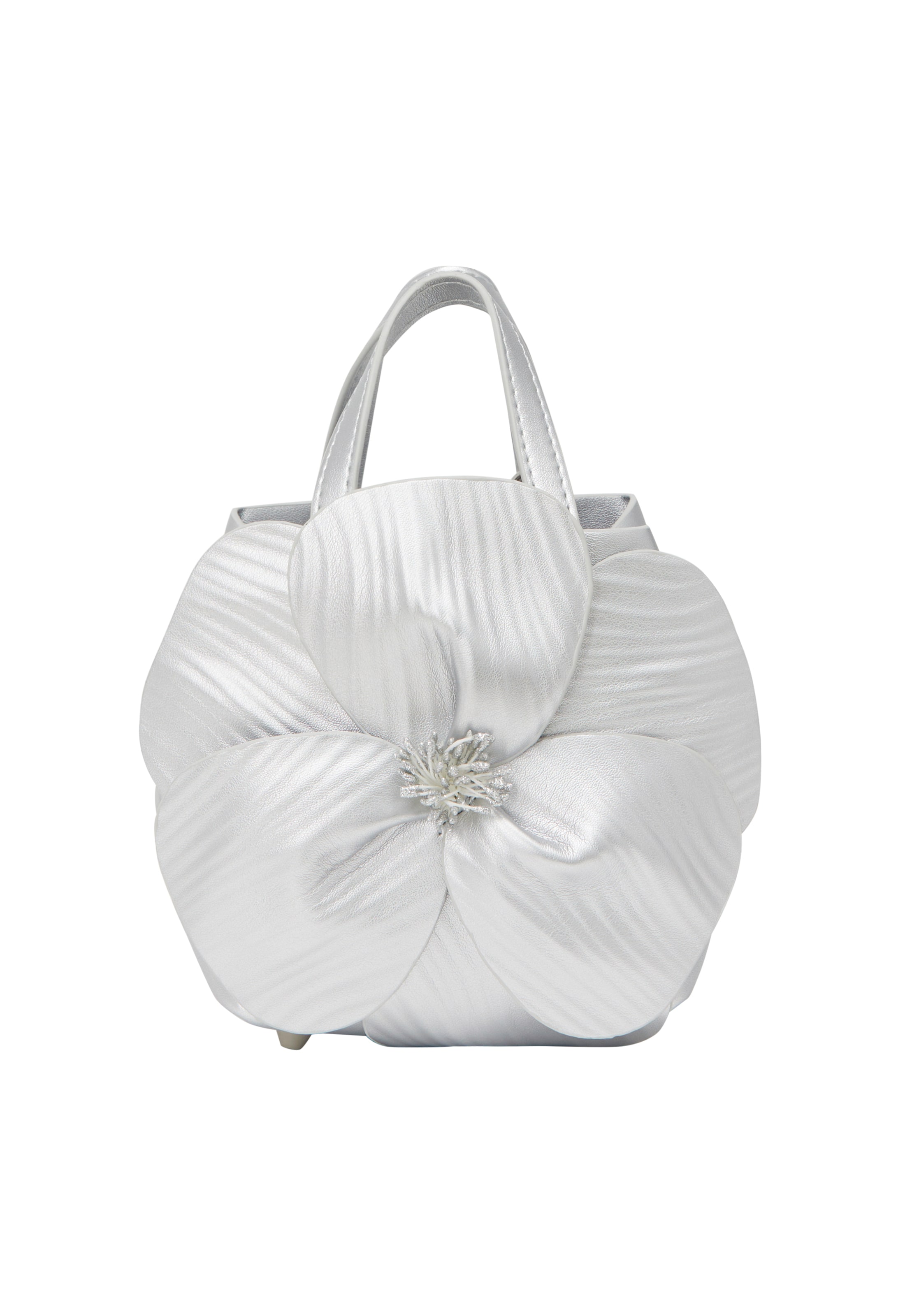 Clutch NAEMI pe argintiu, Vizualizare produs