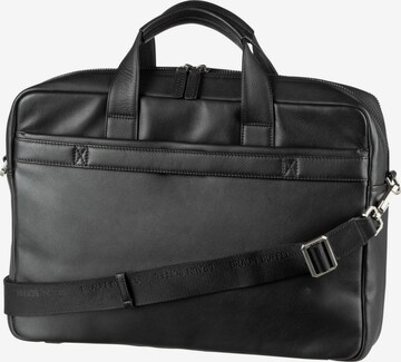 Braun Büffel Document Bag in Black