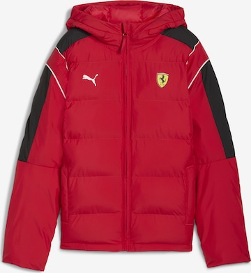 PUMA Winterjas 'Scuderia Ferrari' in Rood: voorkant