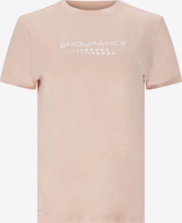 T-shirt fonctionnel 'Wange' ENDURANCE en rose : devant