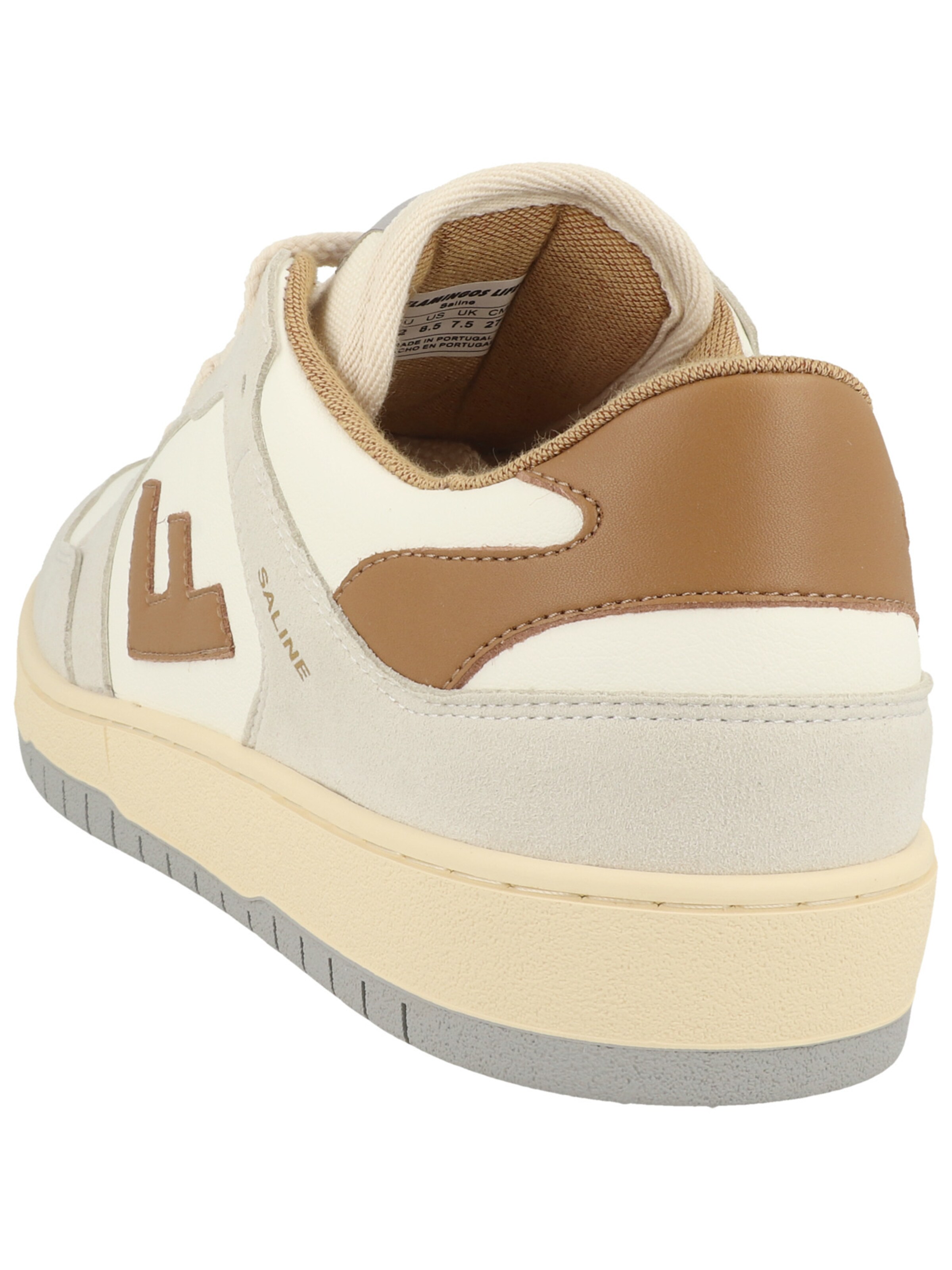 Baskets basses 'Saline' Flamingos Life en blanc