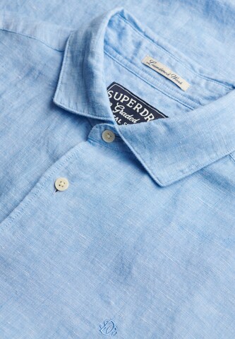 Fit confort Chemise 'Riviera' Superdry & Co en bleu