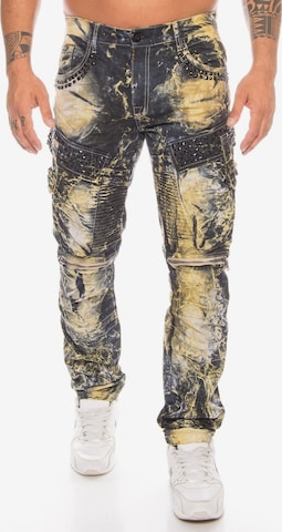 CIPO & BAXX Jeans 'BJ494' in Grün: Vorderseite