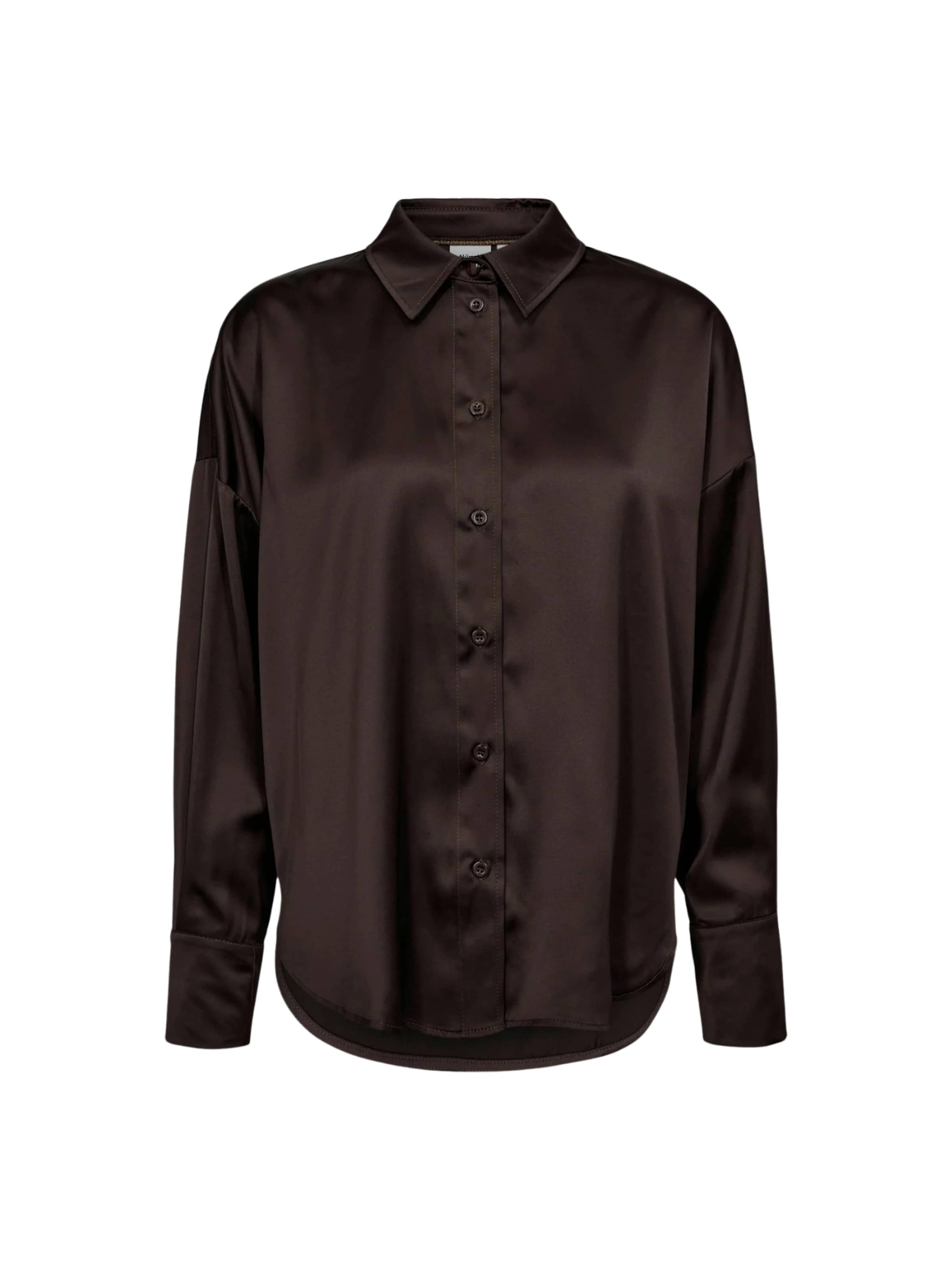 Chemisier 'Nusatti' NÜMPH en marron : devant