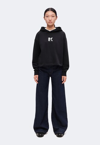 KARL LAGERFELD JEANS Sweatshirt i sort
