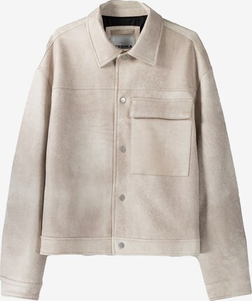 Bershka Between-season jacket in Grey: front