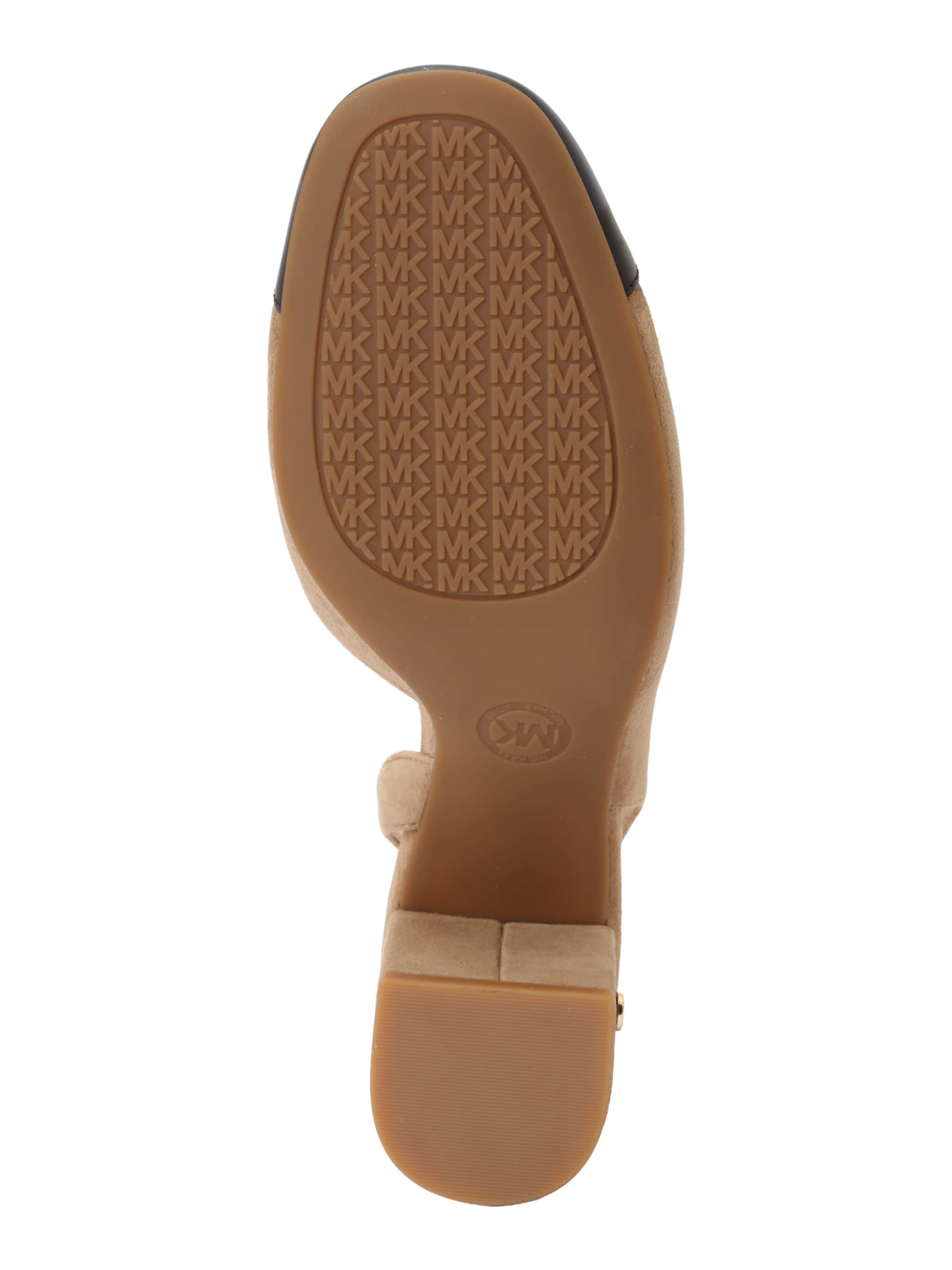 MICHAEL Michael Kors Čevlji s peto in s paščki 'PERLA' | rjava barva