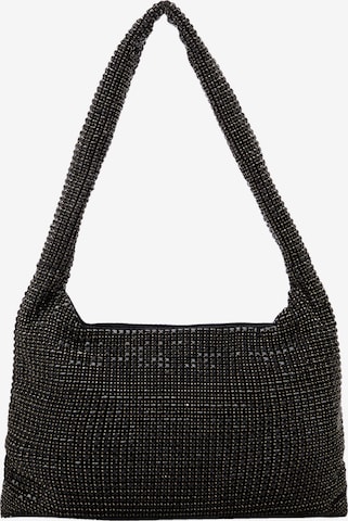 faina - Bolso de hombro en negro: frente