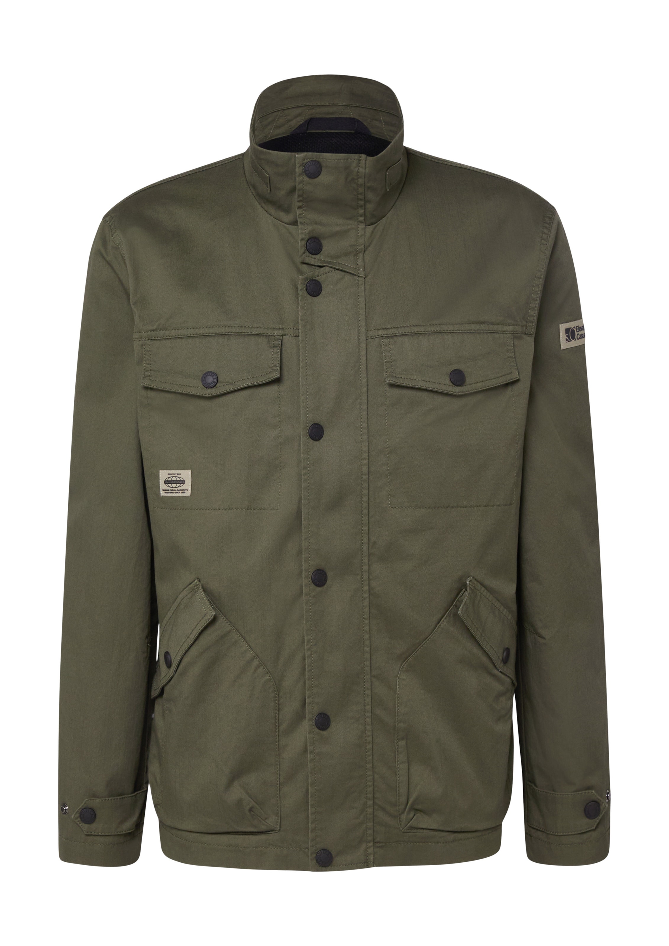 s.Oliver Between-season jacket in Green: front