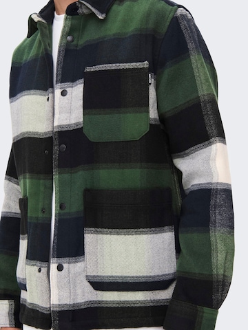 Only & Sons Between-Season Jacket 'ALI' in Green