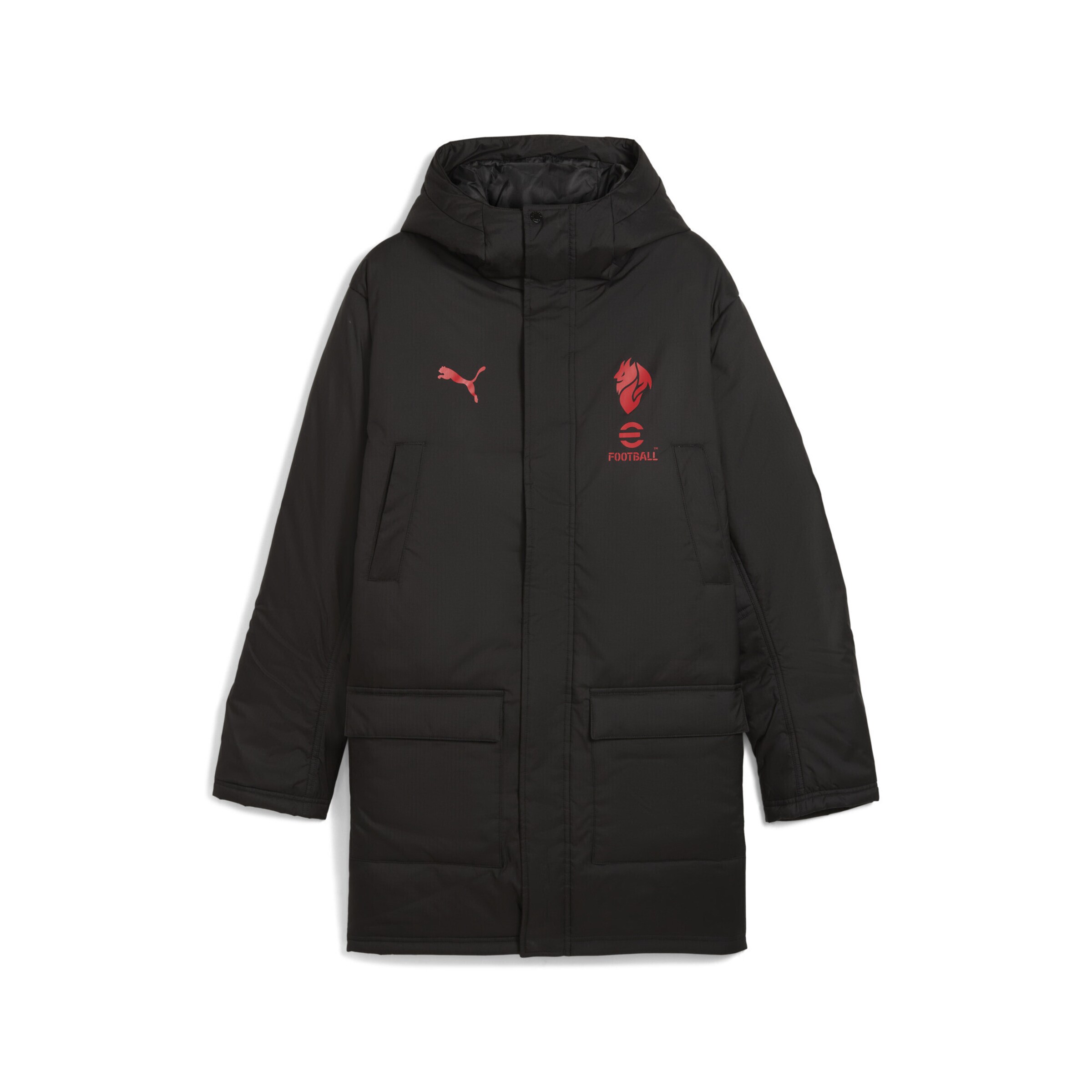 PUMA Sports jacket 'AC Milan' in Black: front