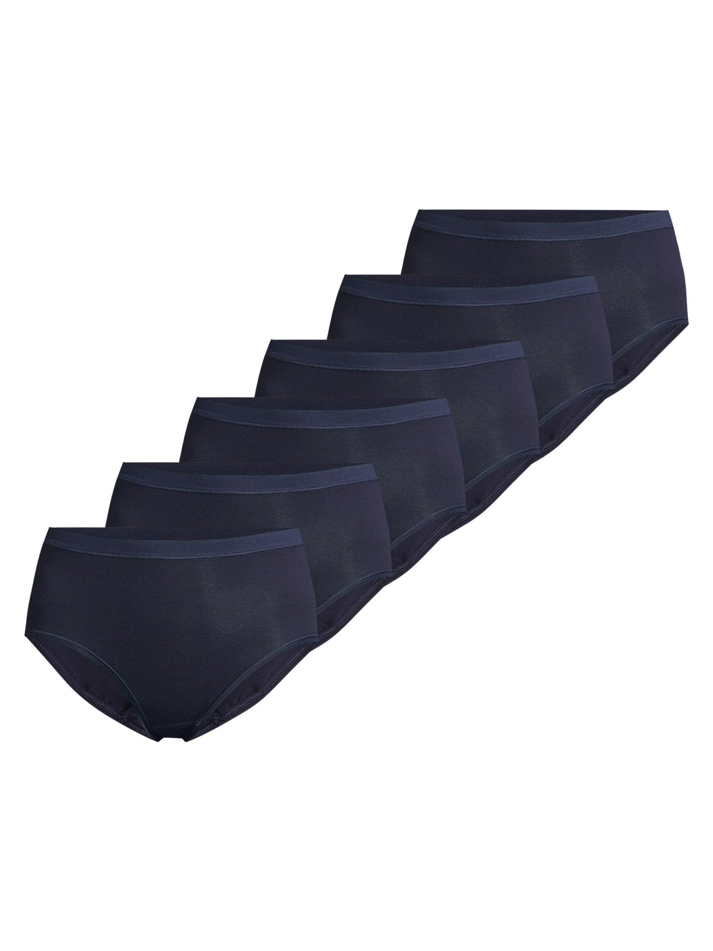 CON-TA Slip 'Feinripp' in Blue: front