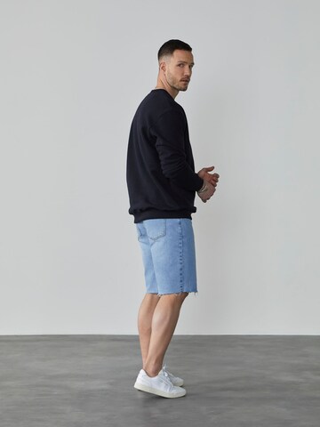 DAN FOX APPAREL Mikina 'Denny' – černá