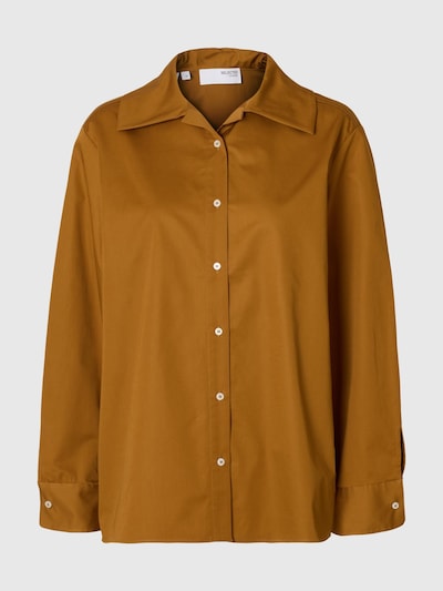SELECTED Bluse i cognac, Produktvisning