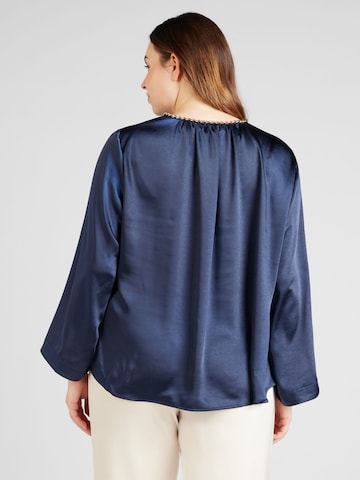 Michael Kors Plus Bluse in Blau