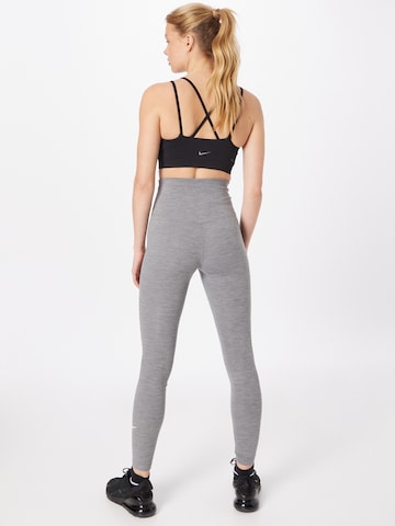 NIKE Skinny Sporthose 'One' in Grau