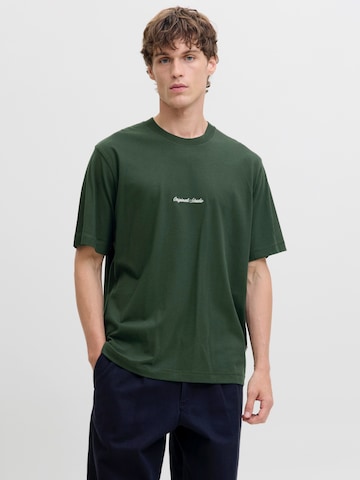 JACK & JONES Футболка 'JORNORREBRO' в Зеленый: спереди