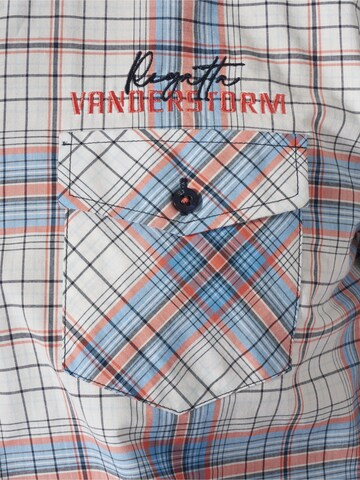 Jan Vanderstorm Comfort fit Button Up Shirt 'Poular' in Blue