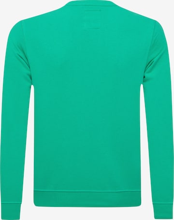 DENIM CULTURE Sweatshirt 'Nicholas' i grønn