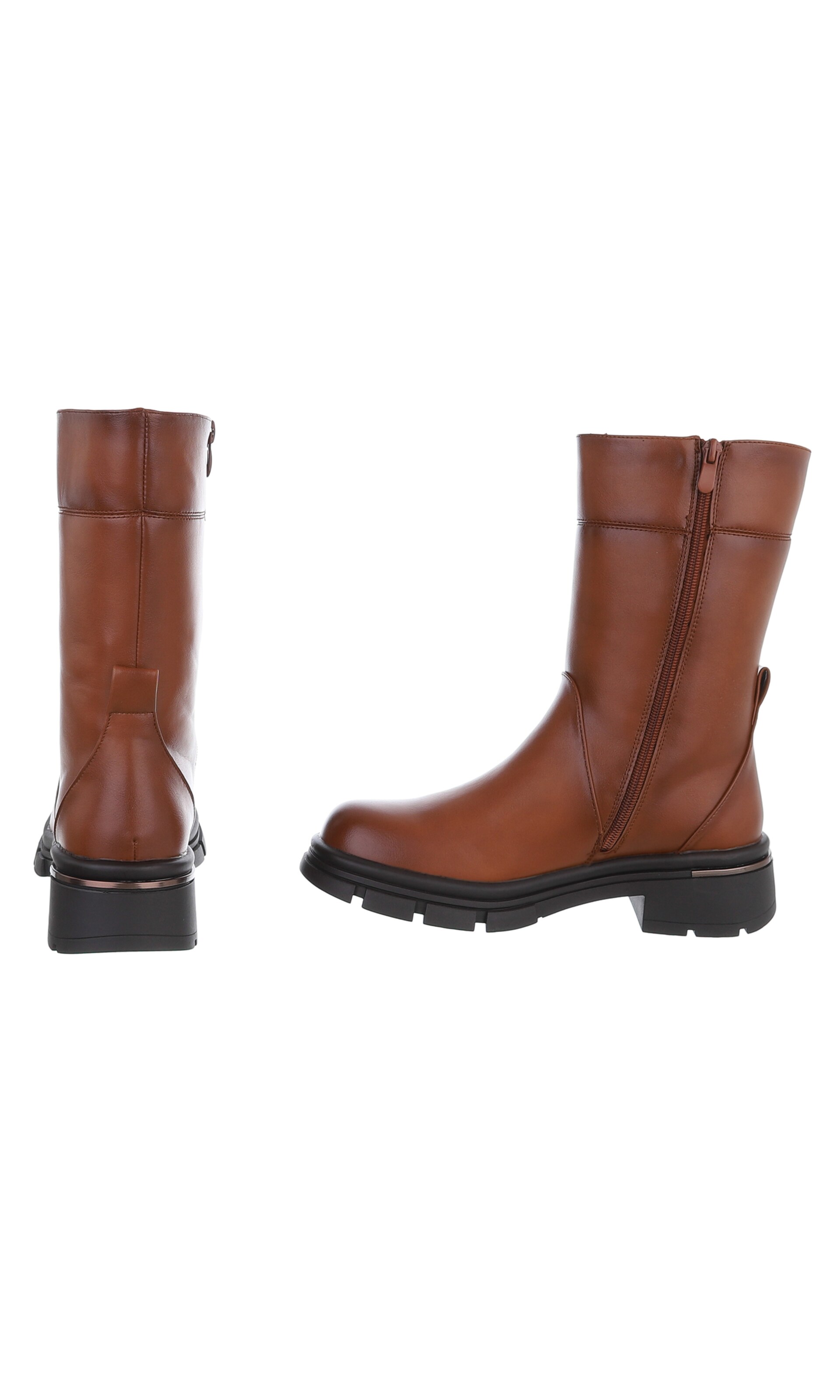 Ital-Design Stiefelette in Braun