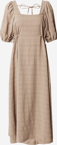 BRAVE SOUL Dress in Beige: front