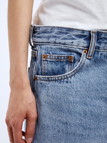Dr. Denim Loosefit Jeans 'Lea Shorts' in Blauw