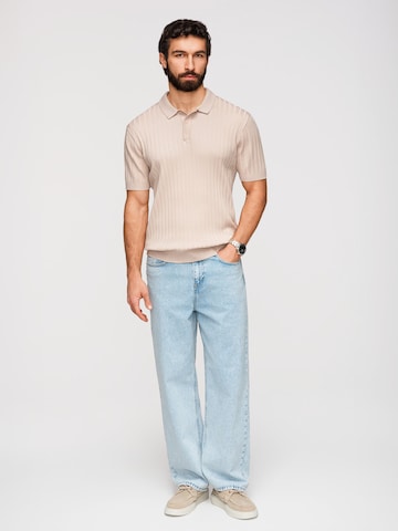 Ombre Shirt in Beige