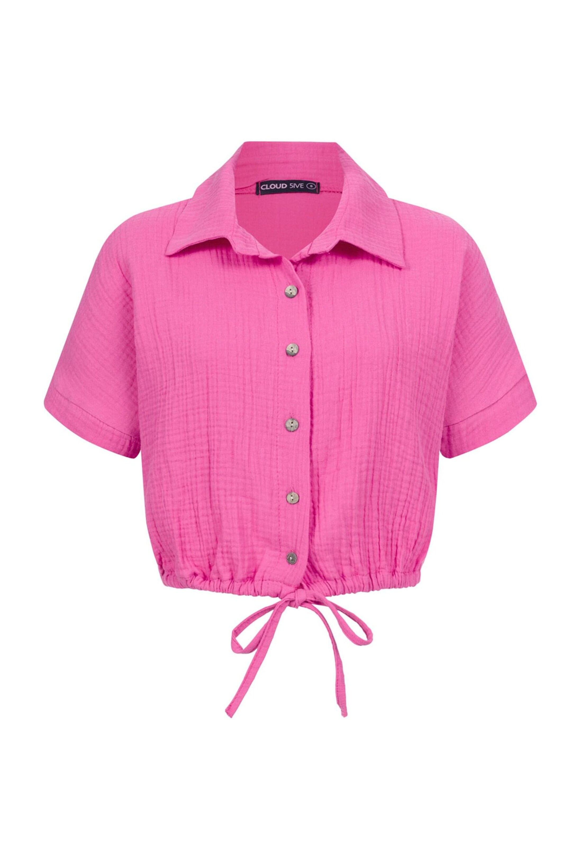 Cloud5ive Bluse in Pink: Vorderseite