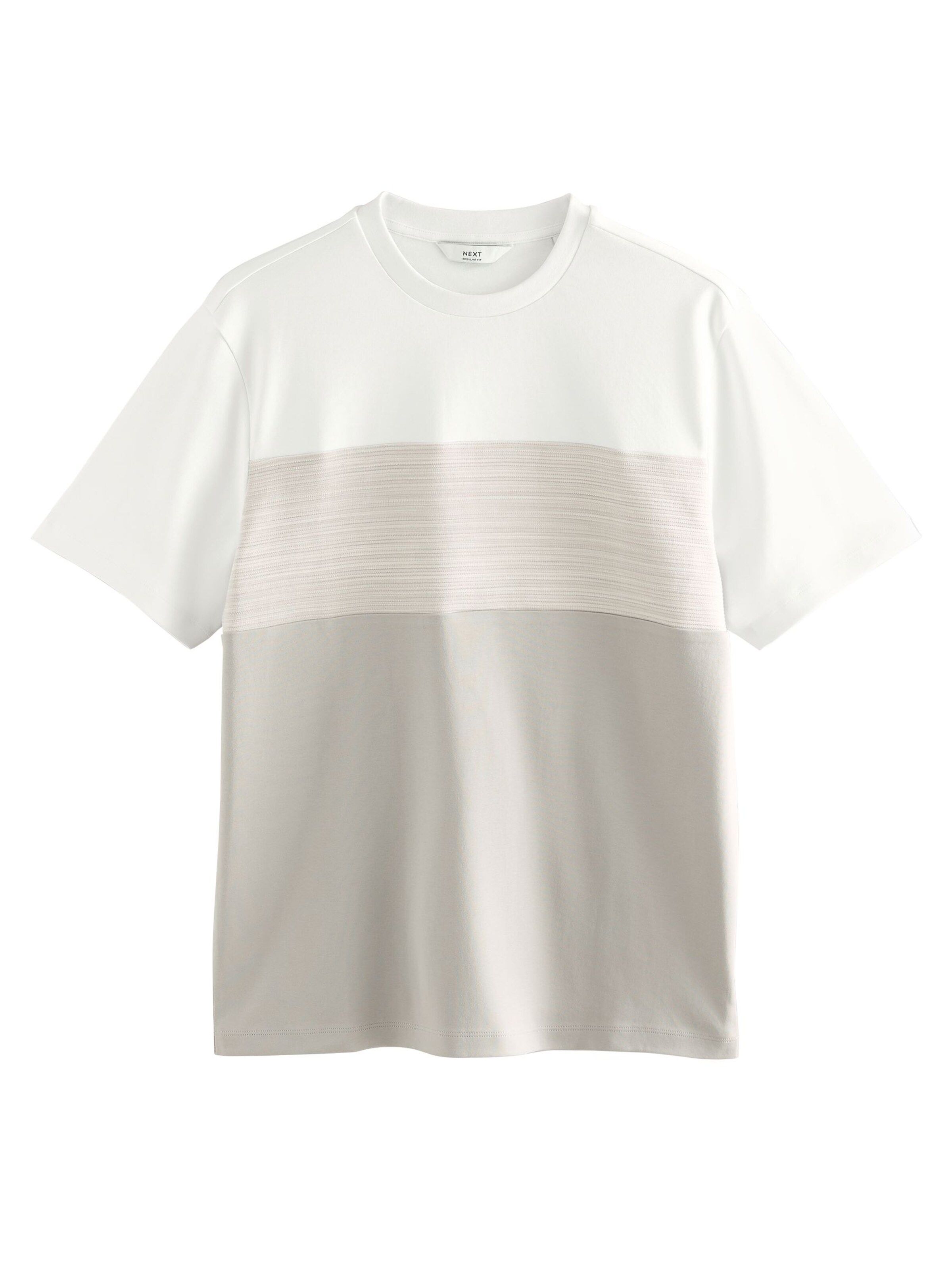 T-Shirt Next en gris : devant