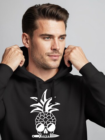 Neverless Sweatshirt 'Bad Karma Skull' in Black