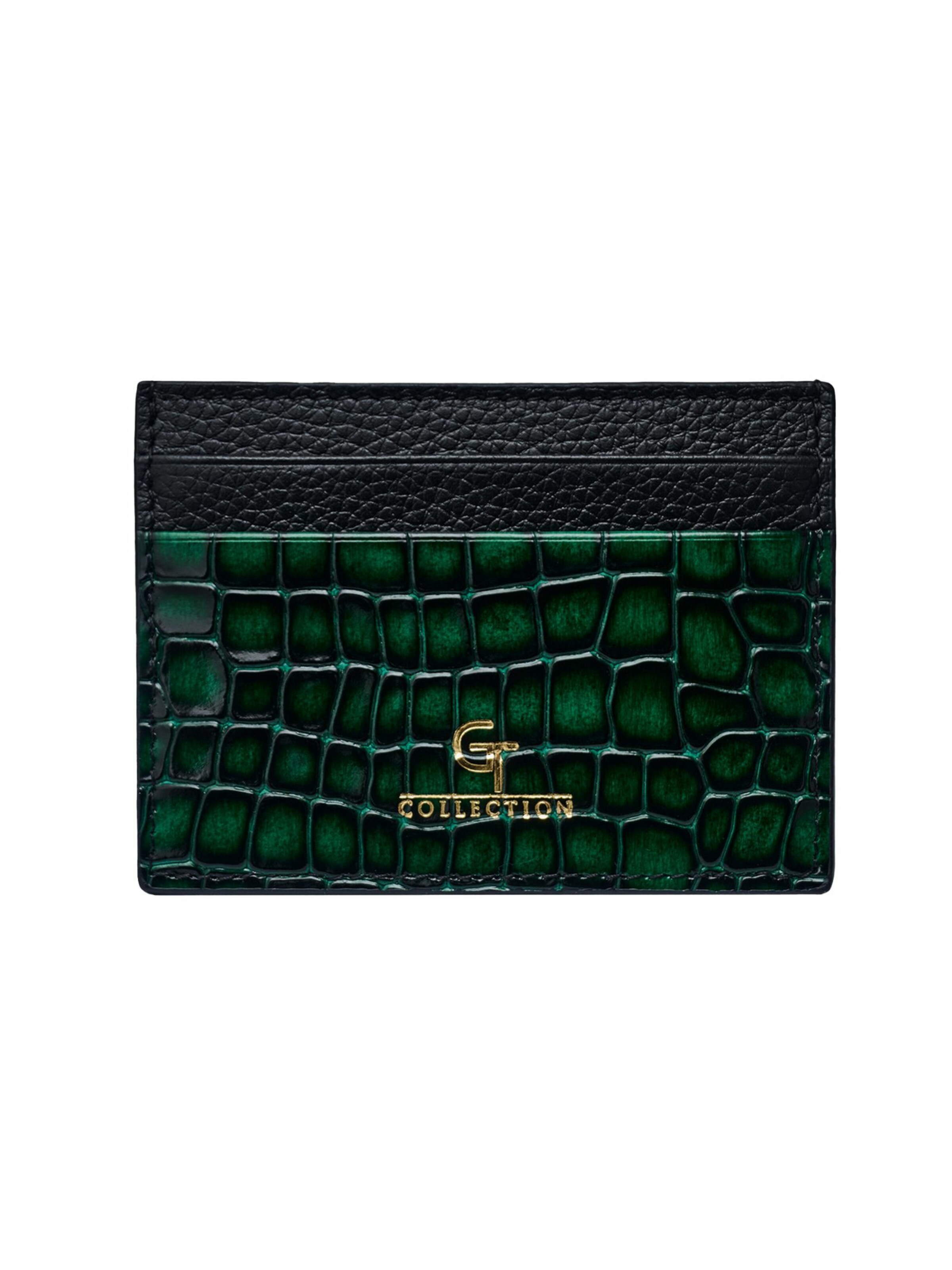 GT Collection Etui 'GT Crocodile Print' in Groen