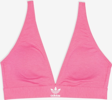 ADIDAS ORIGINALS Bra ' Unlined ' in Pink: front