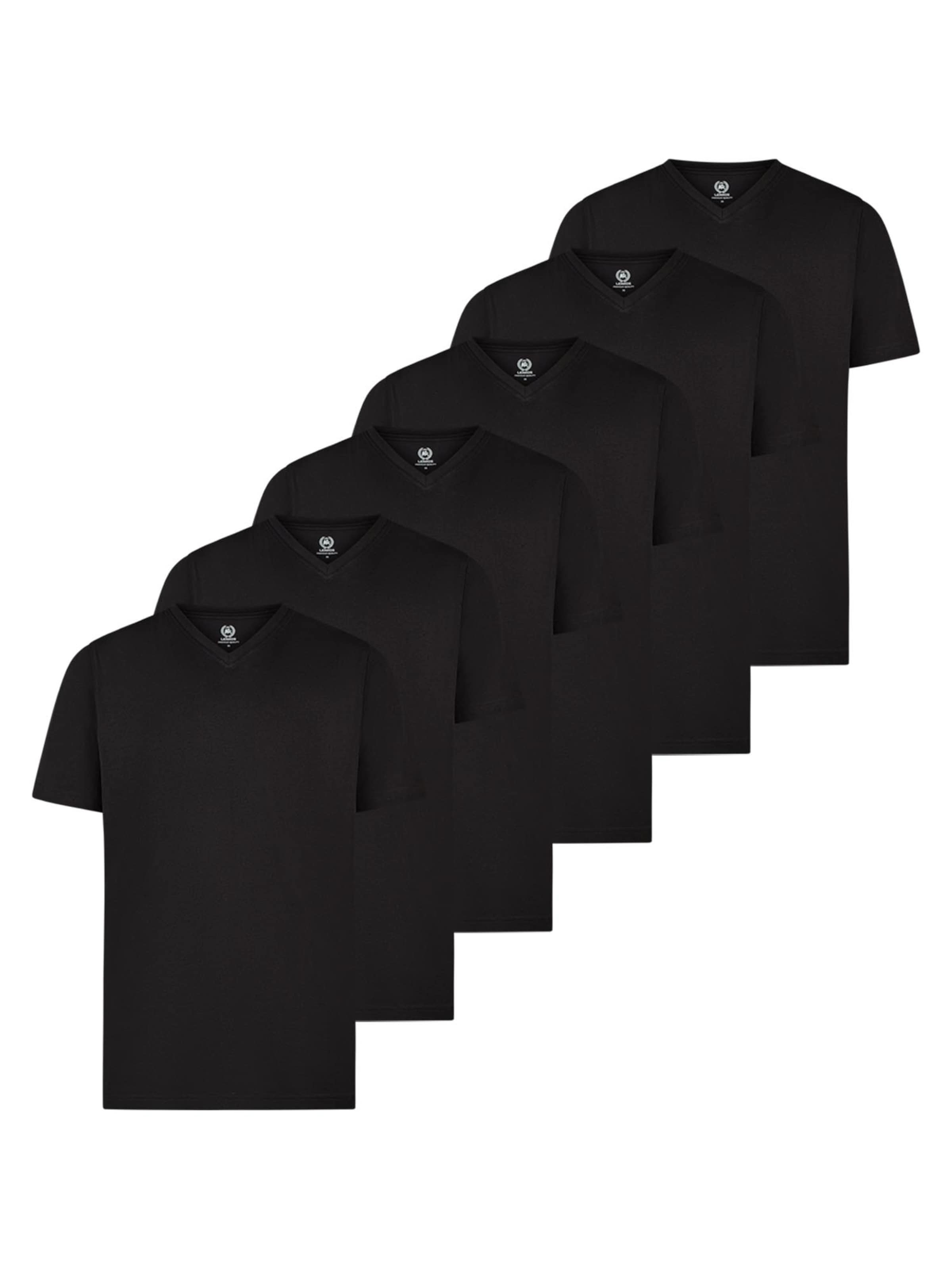 LERROS Shirt 'Basic'‌‌‌‌‌ in Schwarz: Vorderseite