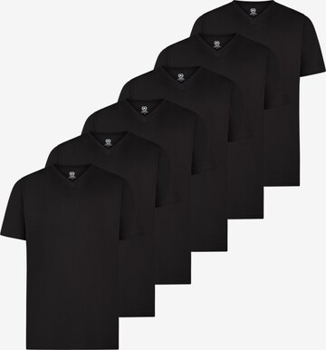 LERROS Shirt 'Basic' in Schwarz: Vorderseite