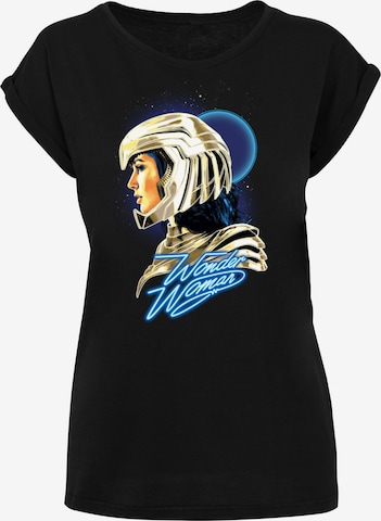 T-shirt 'DC Comics Wonder Woman 84 Retro Gold Helmet' F4NT4STIC en noir : devant