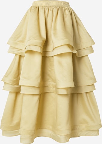 Fustă de la & Other Stories pe galben: față