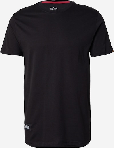 ALPHA INDUSTRIES Koszulka w kolorze czarny / białym, Podgląd produktu