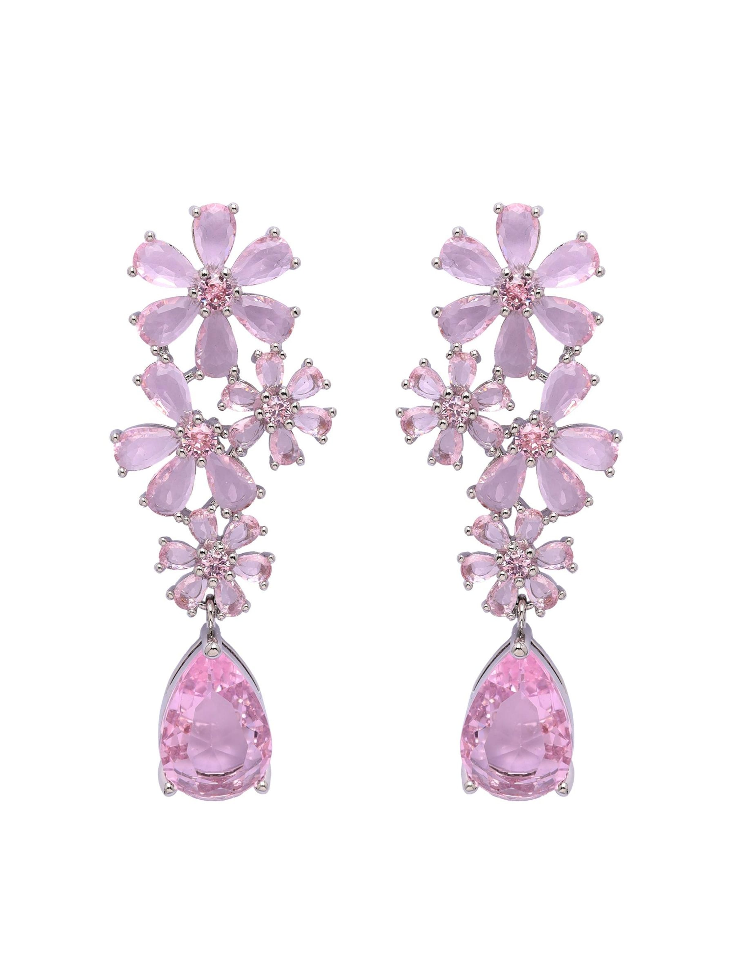AVANT-GARDE PARIS - Pendientes 'Natalia' en rosa: frente