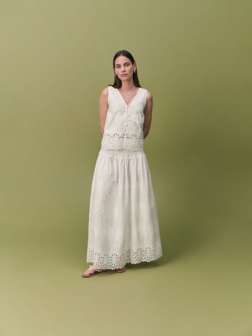 Next Skirt in White: front