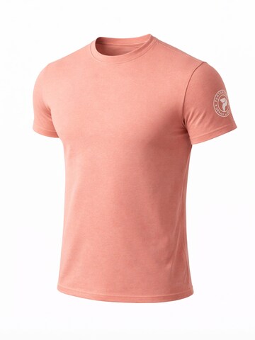 PANTONECLO Shirt 'Pantoneclo Men’s Crew Neck Short Sleeve T-Shirt' in Orange: front