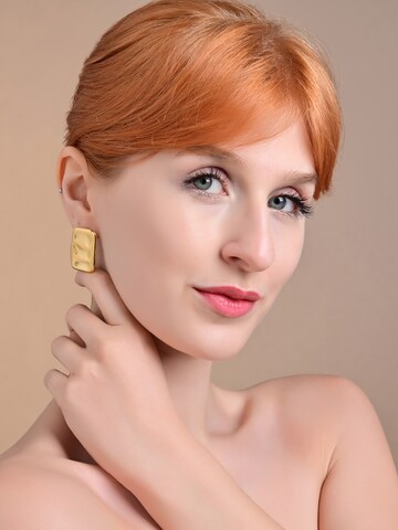 Akzent Earrings 'langlebig' in Gold: front