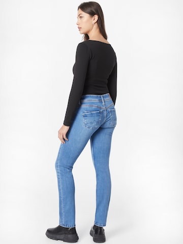 Coupe slim Jean 'Saturn' Pepe Jeans en bleu