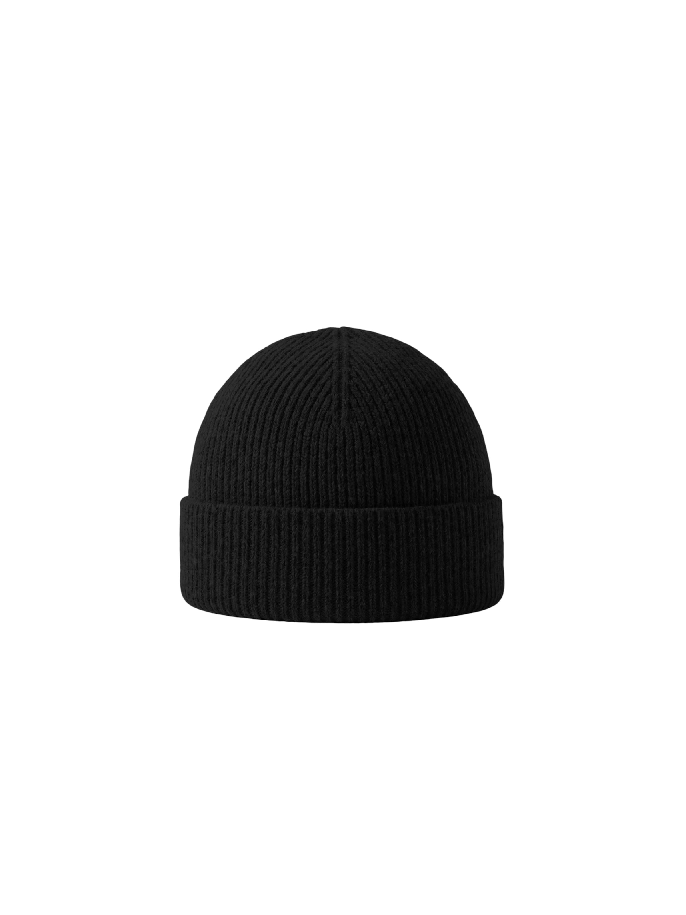 DAN FOX APPAREL Beanie 'Aras' in Black: front