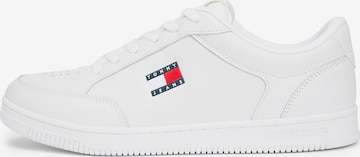 Tommy Jeans - Zapatillas deportivas bajas en blanco: frente