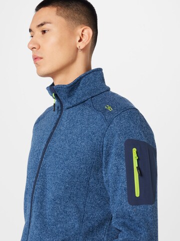 CMP Regular fit Athletic Fleece Jacket in Blue